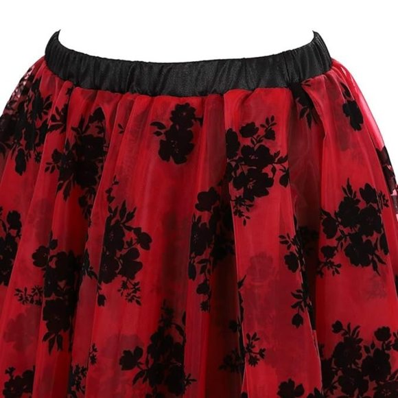 NWT Beautiful Red & Black Halloween Costume Corset Steampunk Gothic Salo… - Picture 14 of 16